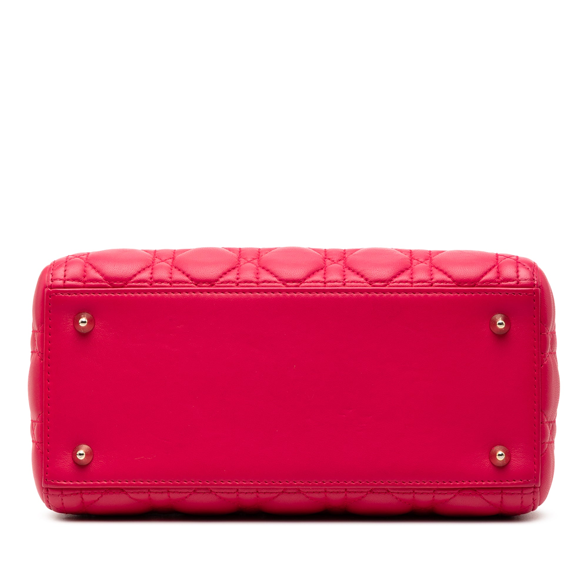 Medium Lambskin Cannage Lady Dior - Image 3