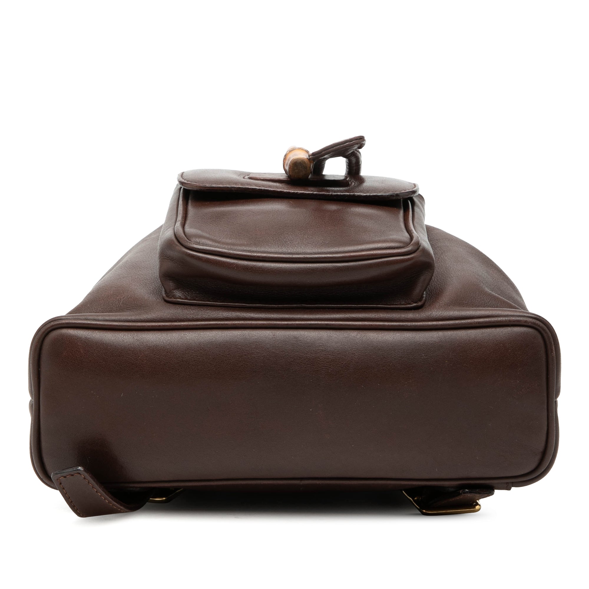 Calfskin Bamboo Drawstring Backpack - Image 3