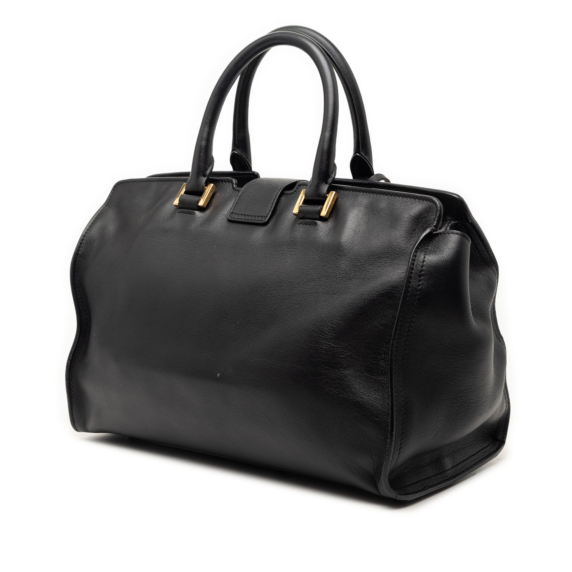Small Leather Cabas Chyc Satchel - Image 2