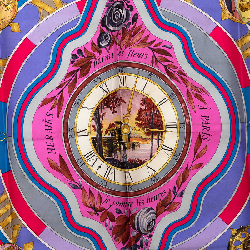 La Ronde des Heures Silk Scarf 90 - Image 10
