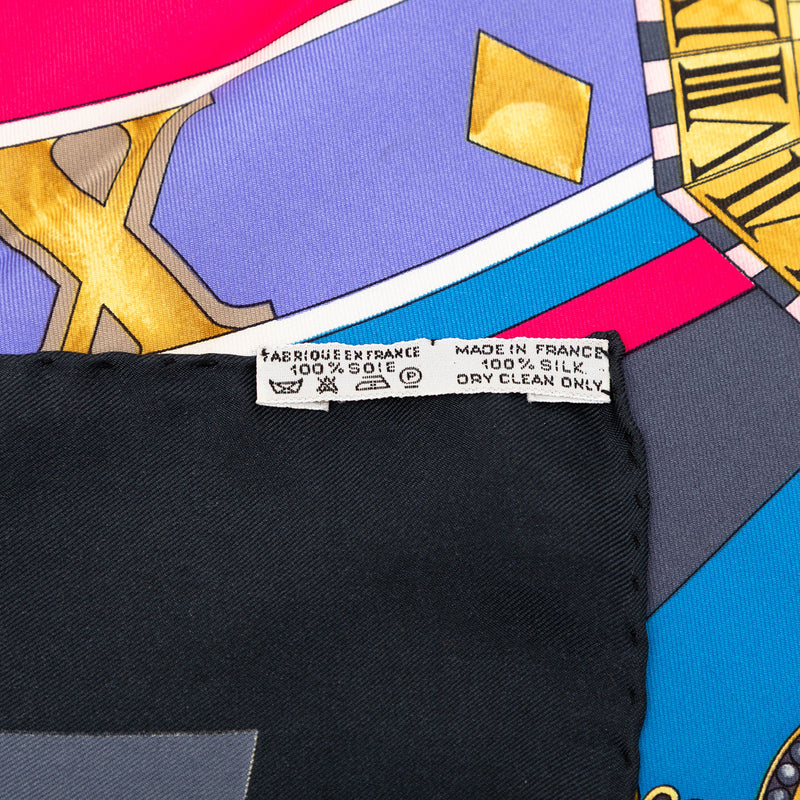 La Ronde des Heures Silk Scarf 90 - Image 2
