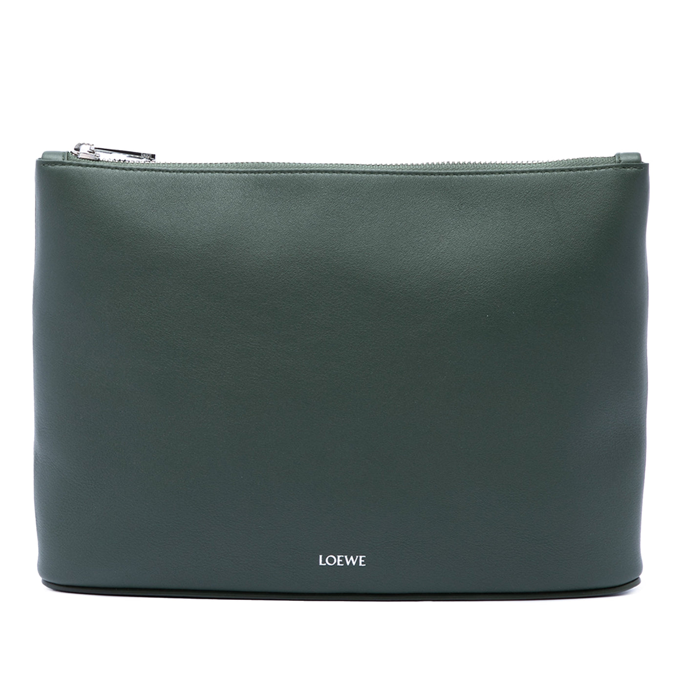 Leather Logo Clutch - Image 1