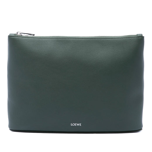 Leather Logo Clutch - Image 1
