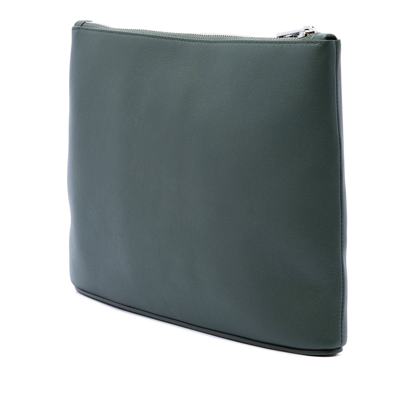Leather Logo Clutch - Image 2