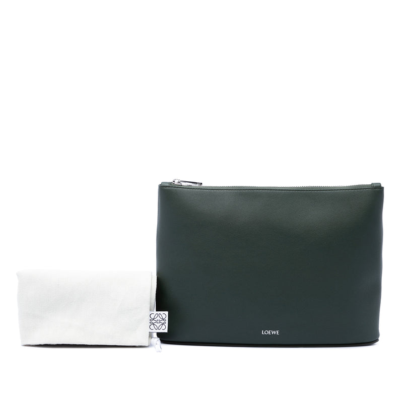 Leather Logo Clutch - Image 7