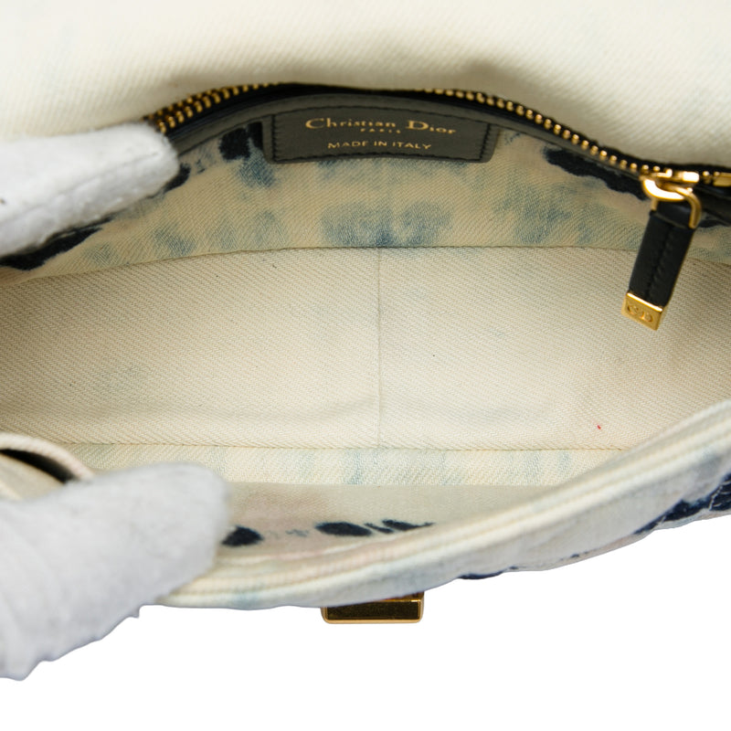 Small Tie Dye Denim Caro Crossbody - Image 4