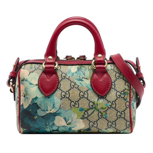 Mini GG Supreme Blooms Boston Bag - Image 1