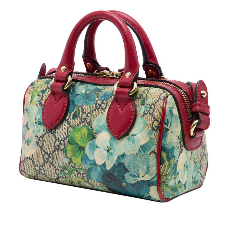 Mini GG Supreme Blooms Boston Bag - Image 2