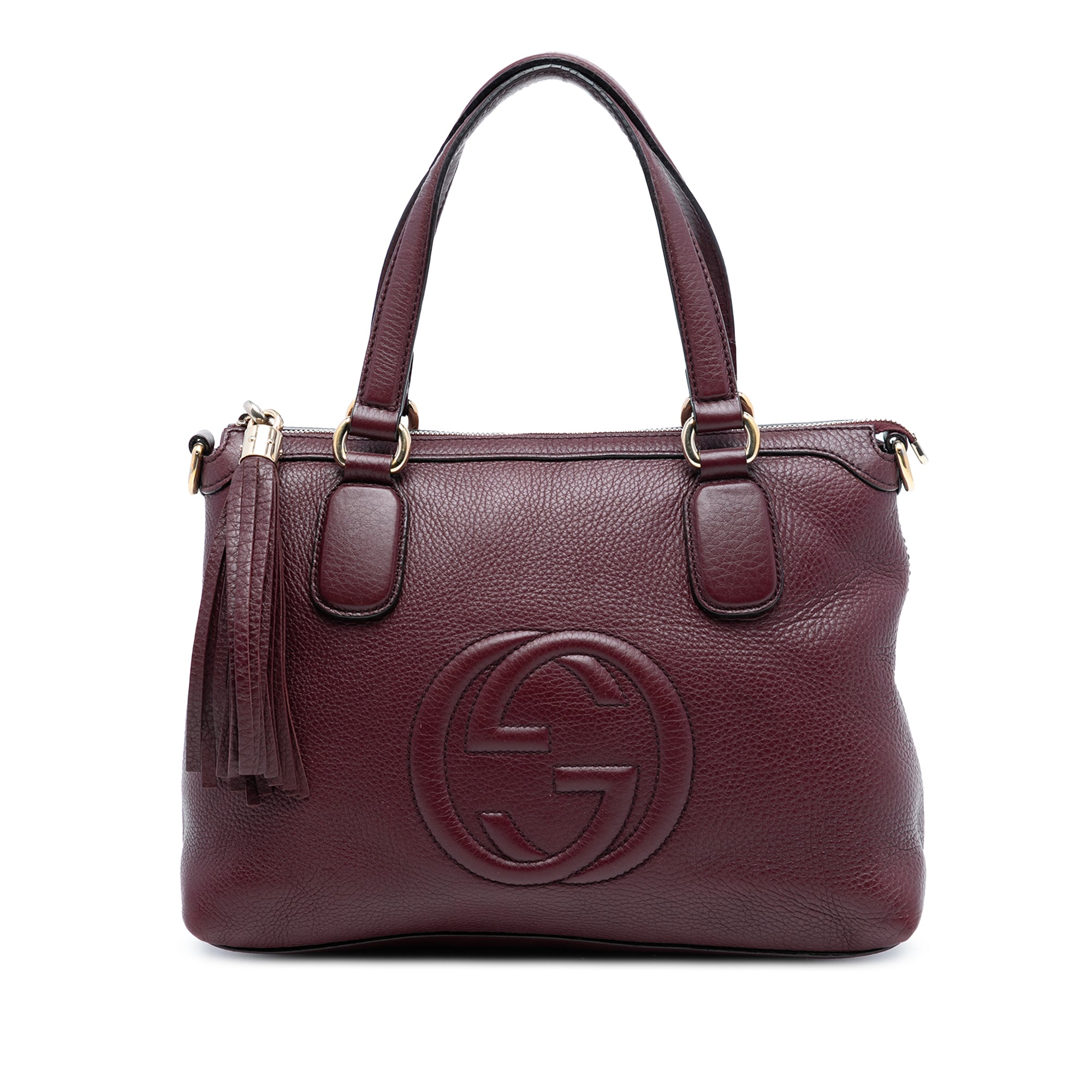 Small Leather Soho Working Satchel - Image 1