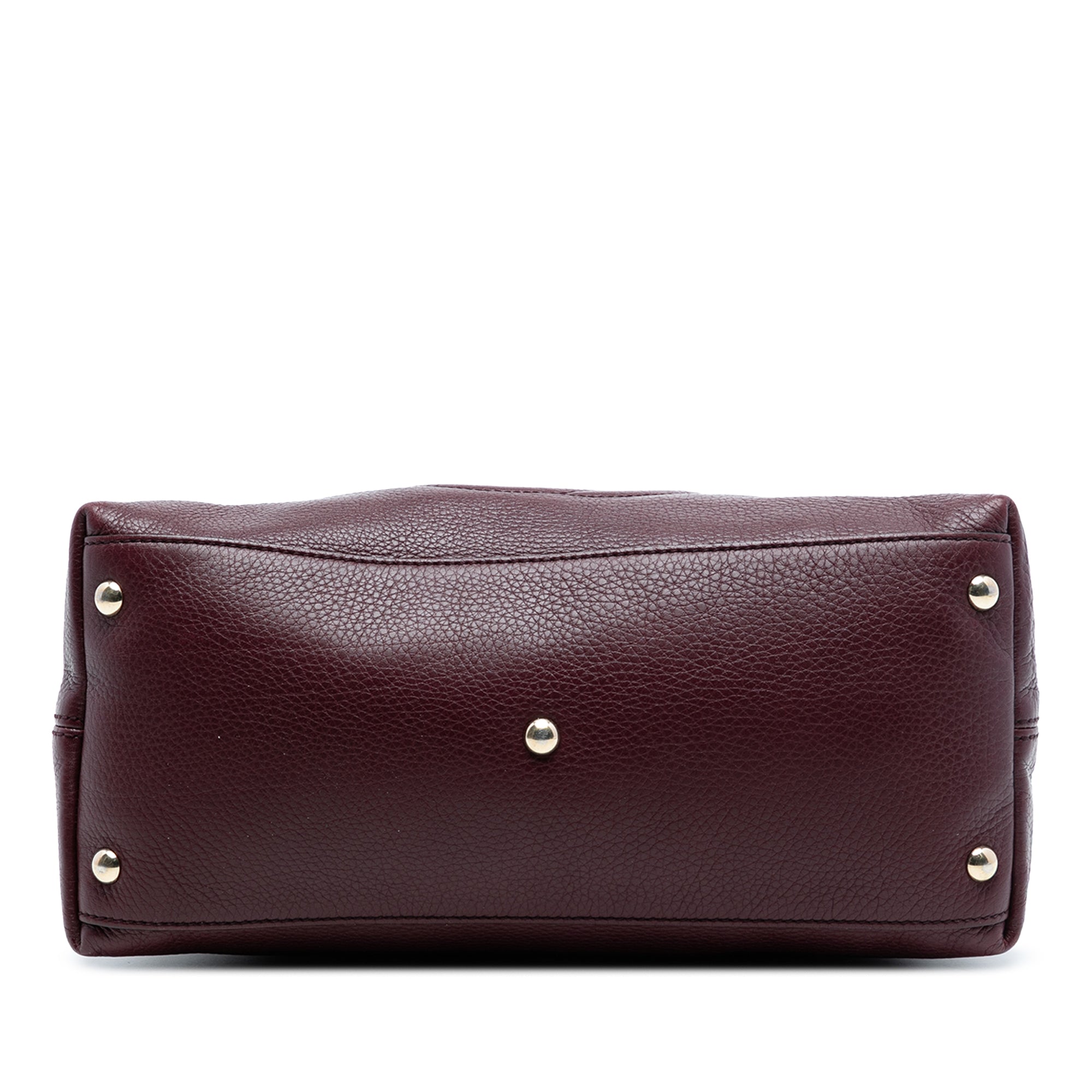 Small Leather Soho Working Satchel - Image 3