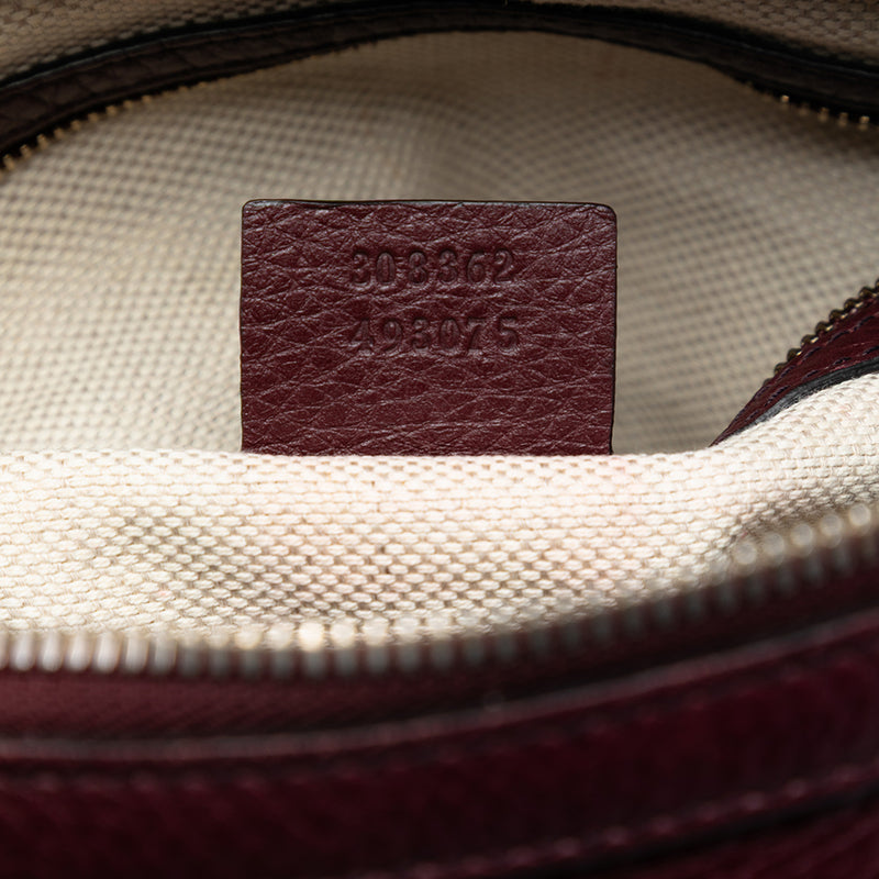 Small Leather Soho Working Satchel - Image 6