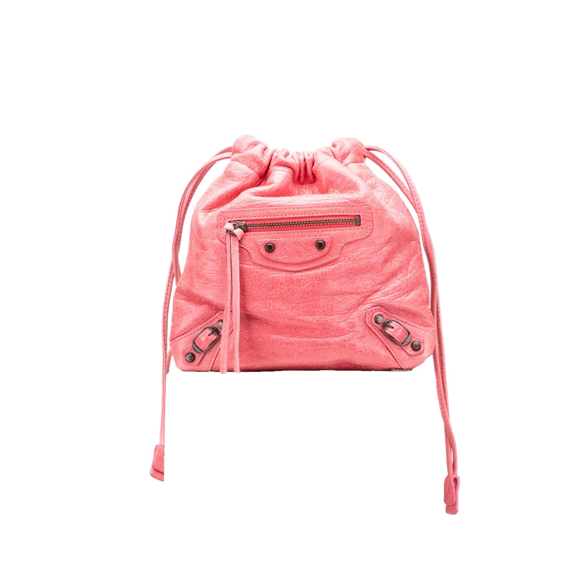 Lambskin Motocross Move On Drawstring Pouch - Image 1