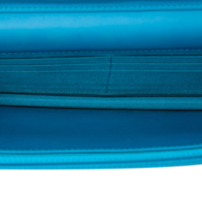 CC Quilted Patent Wallet on Chain - Image 4