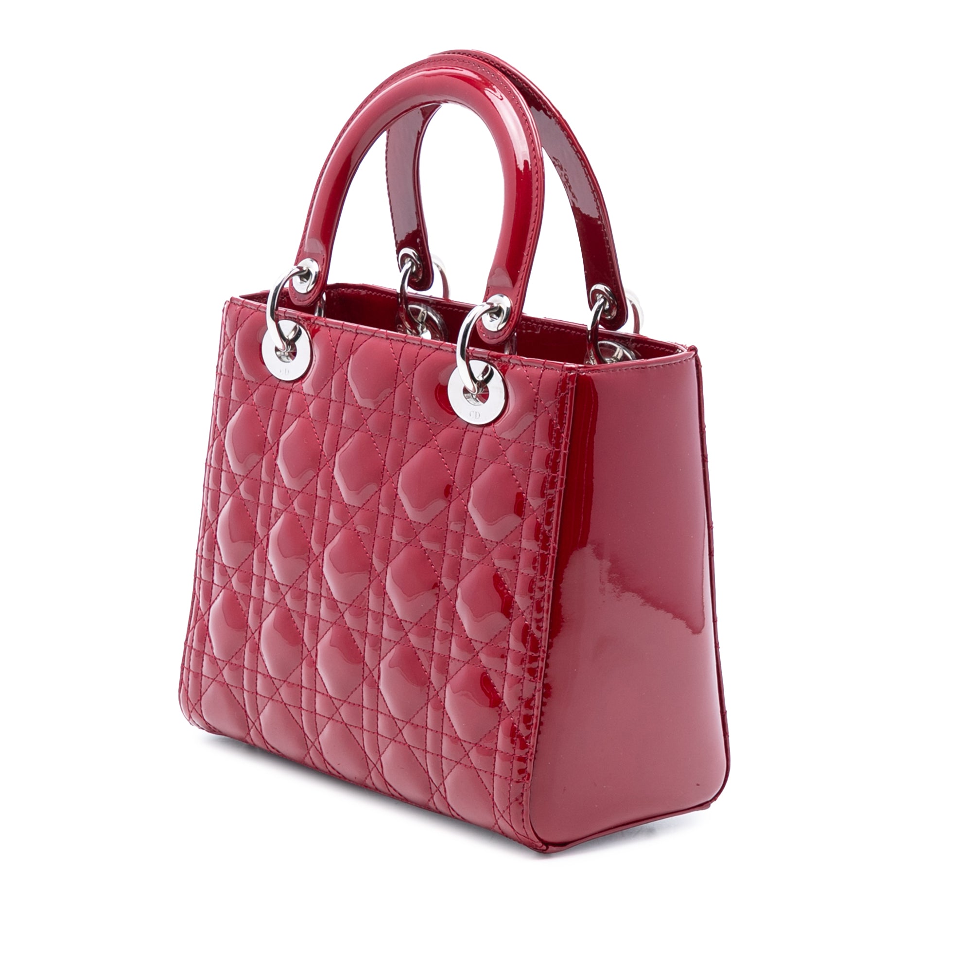 Medium Patent Cannage Lady Dior - Image 2