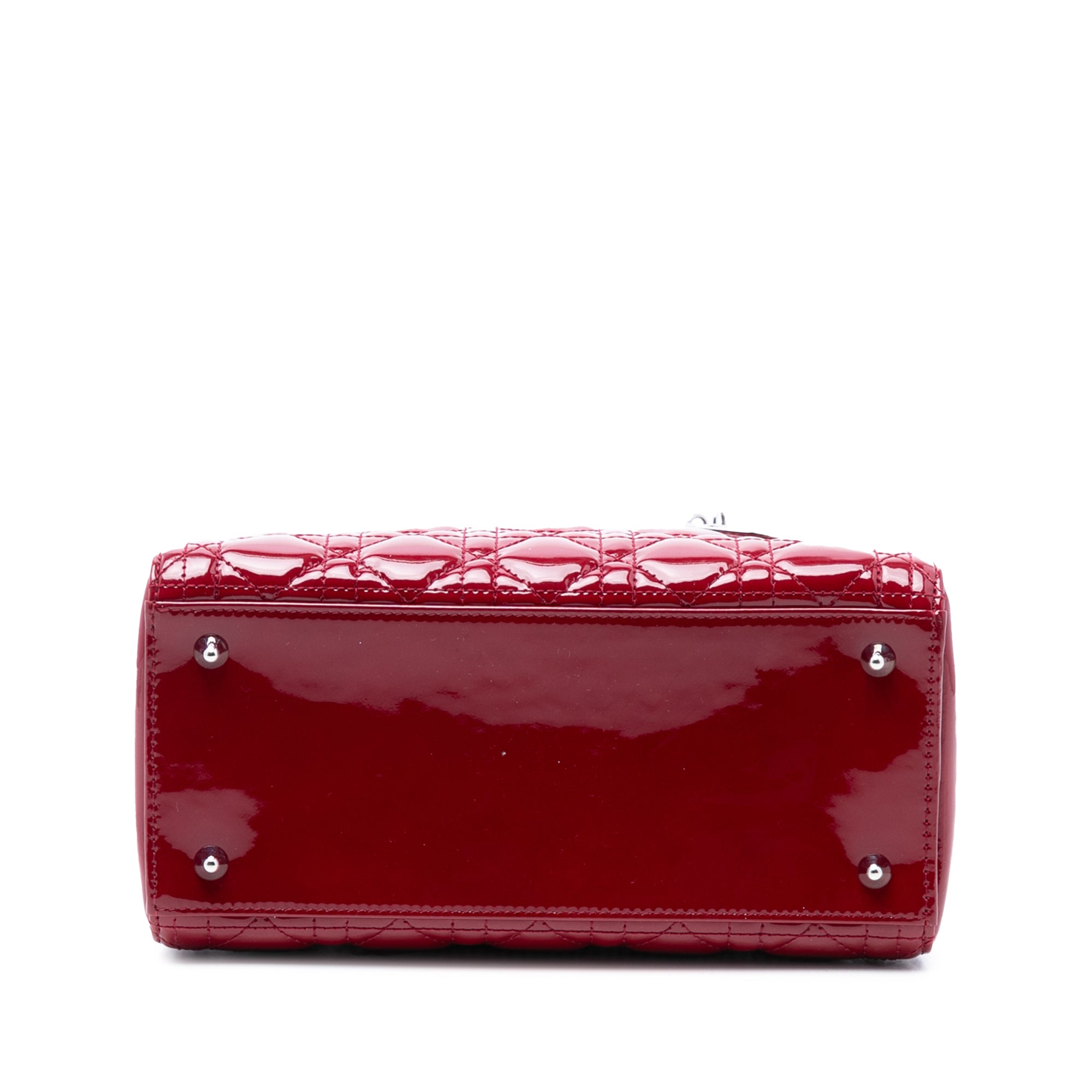 Medium Patent Cannage Lady Dior - Image 3