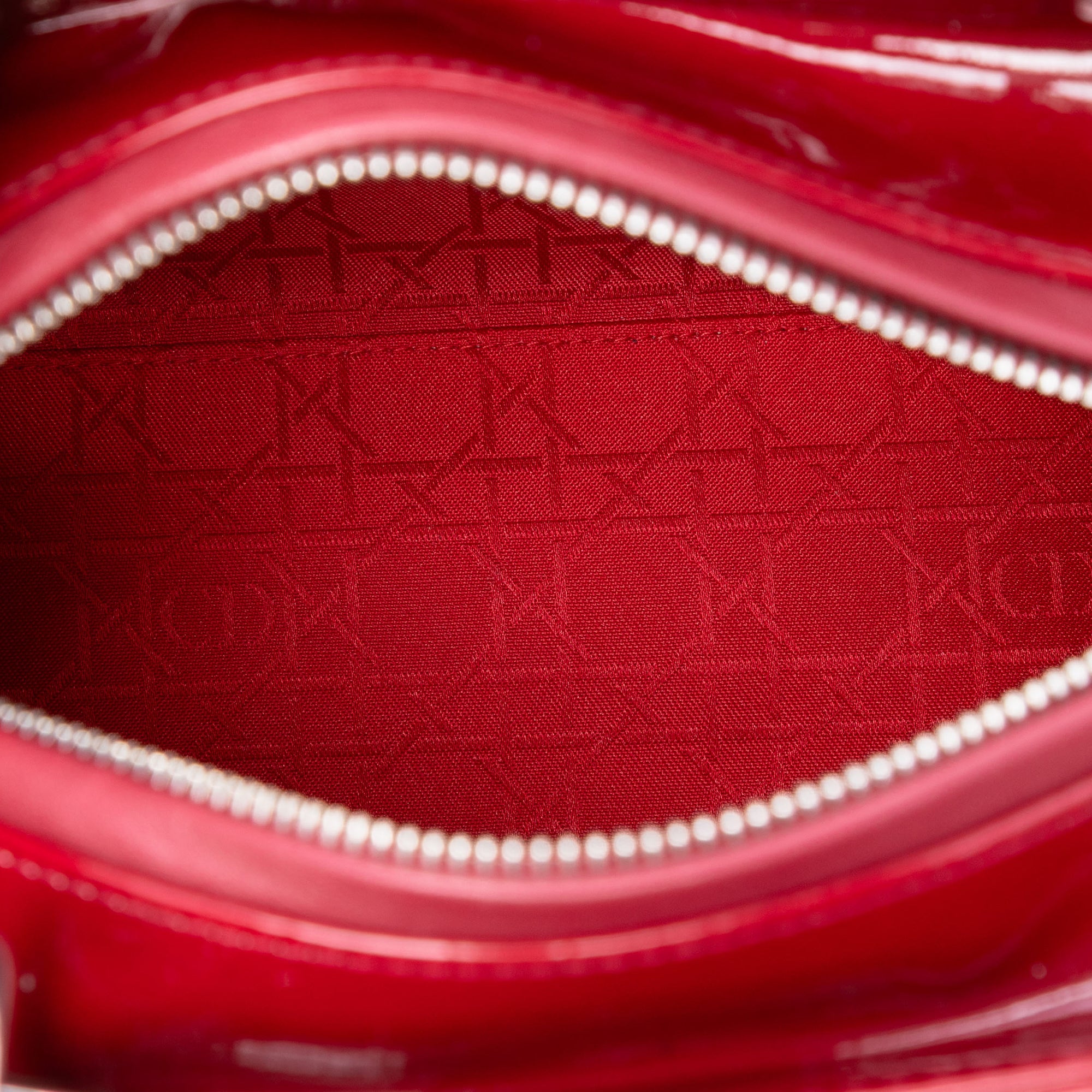 Medium Patent Cannage Lady Dior - Image 4