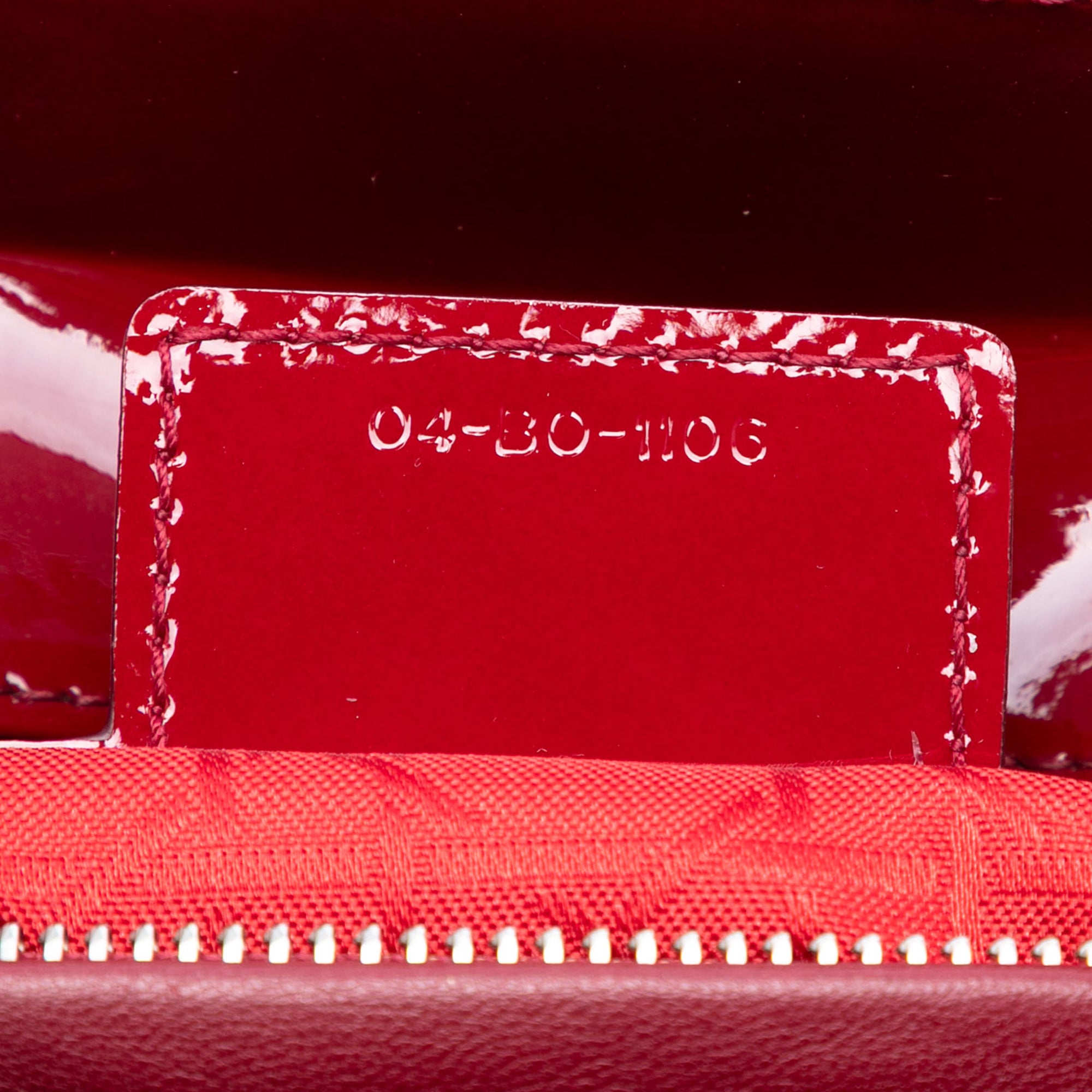 Medium Patent Cannage Lady Dior - Image 5