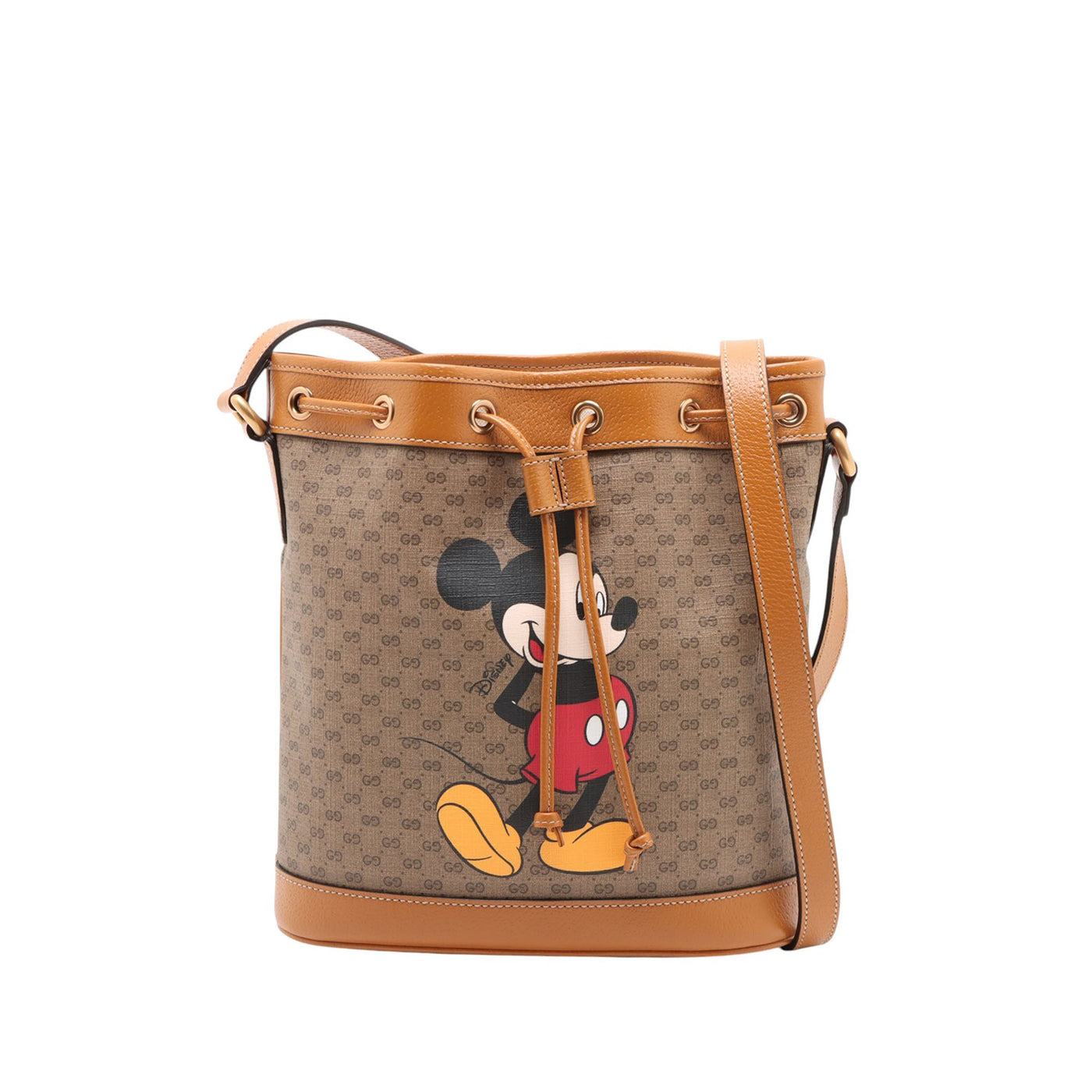 Micro GG Supreme Mickey Mouse Bucket Bag - Image 1