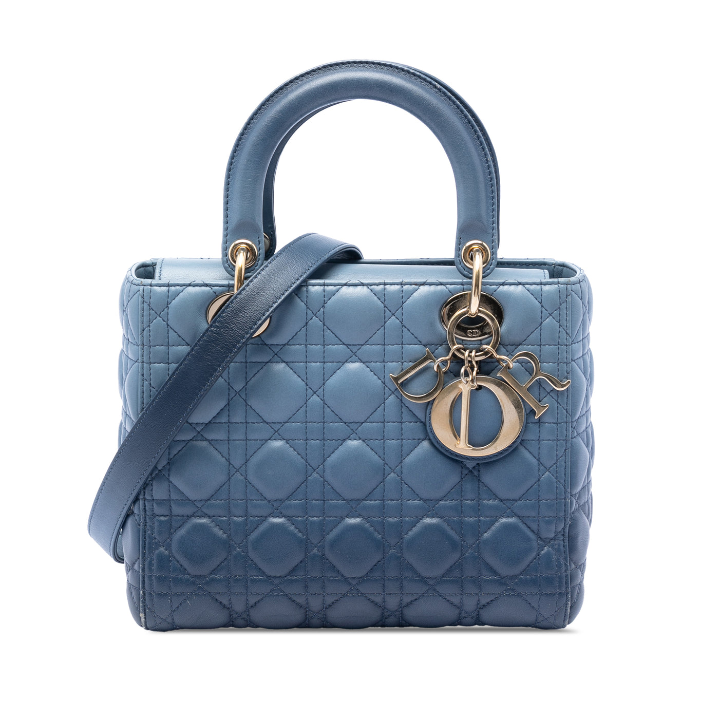 Medium Ombre Lambskin Cannage Lady Dior - Image 1