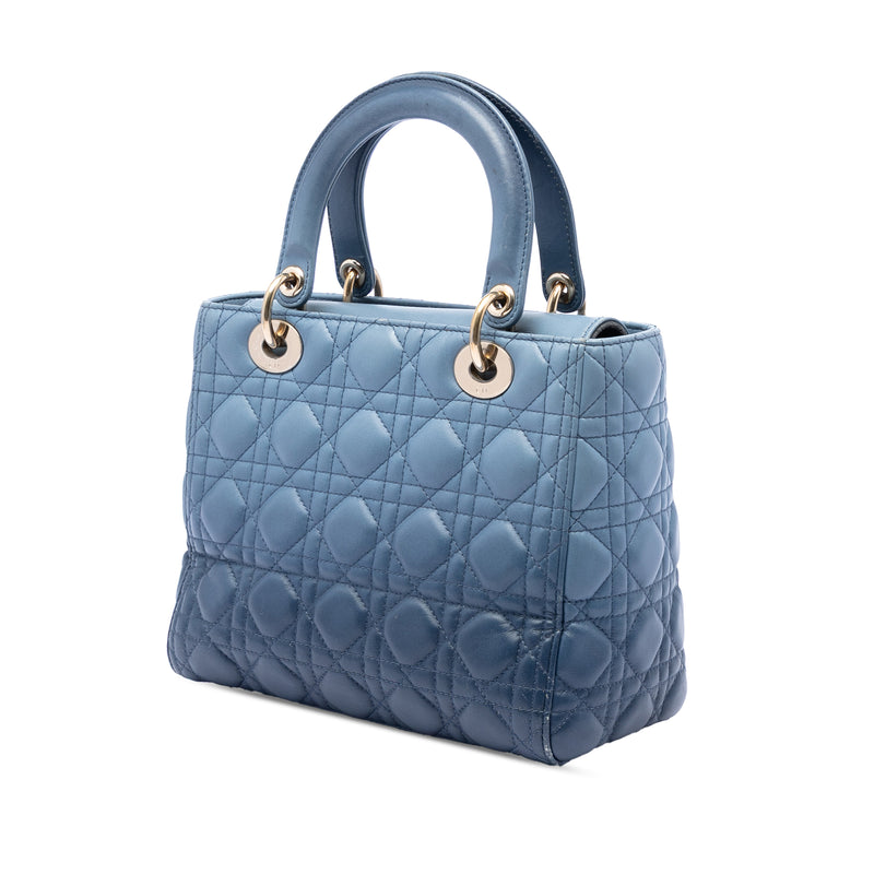 Medium Ombre Lambskin Cannage Lady Dior - Image 2