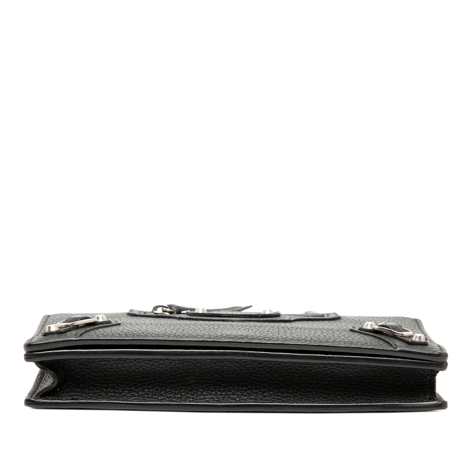 Calfskin Metal Plate City Wallet on Chain - Image 3