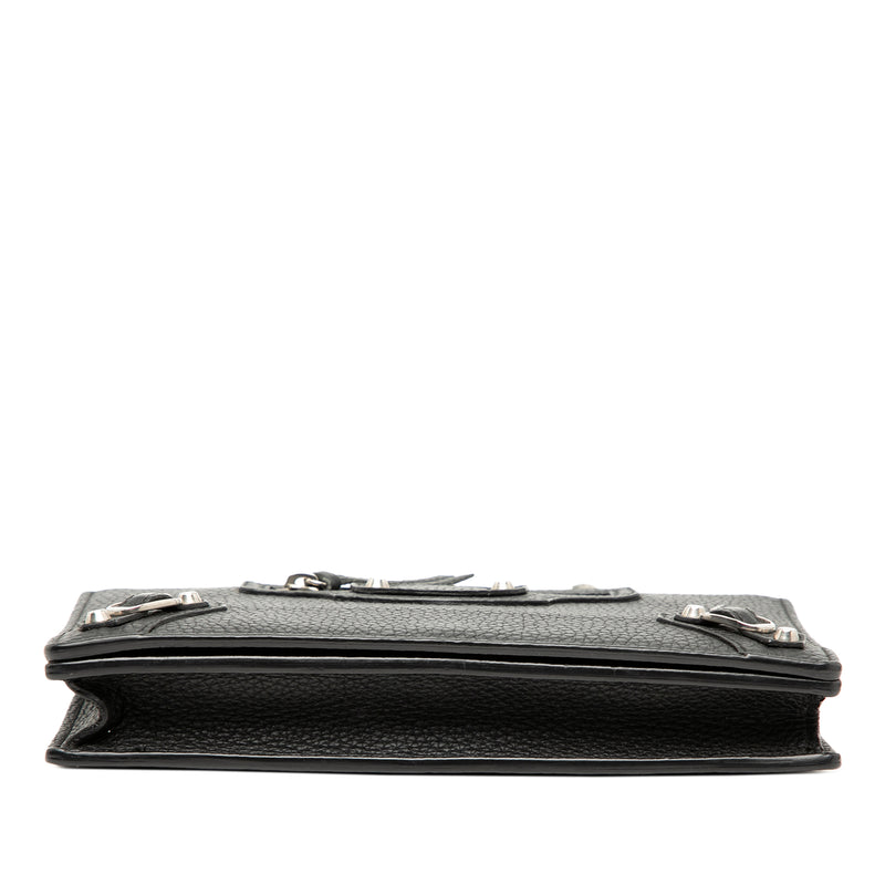Calfskin Metal Plate City Wallet on Chain - Image 3