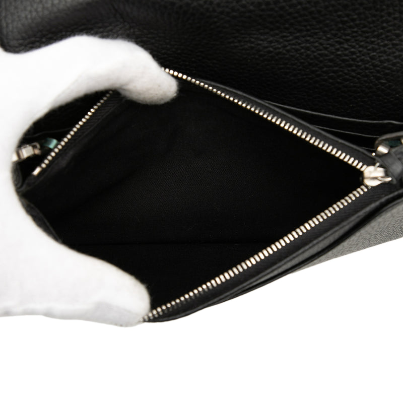 Calfskin Metal Plate City Wallet on Chain - Image 4