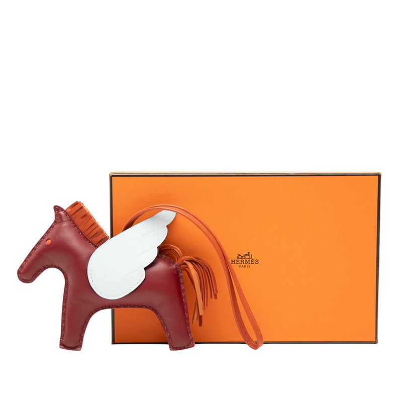 Milo Lambskin and Swift Grigri Rodeo Pegase Bag Charm PM - Image 5