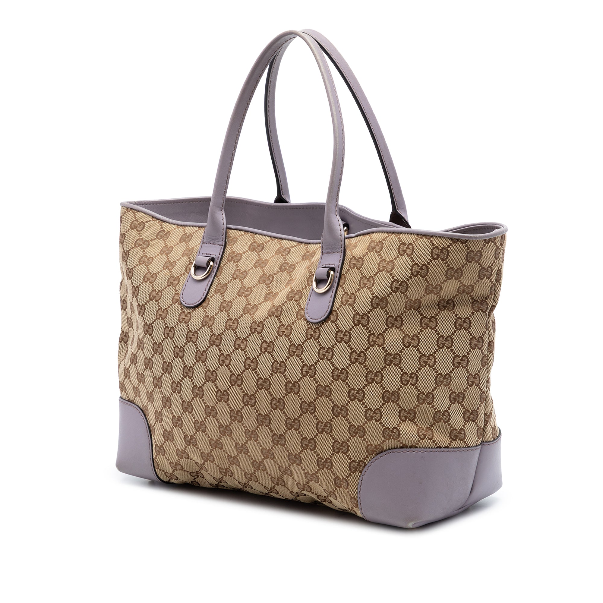 GG Canvas Heart Bit Tote - Image 2