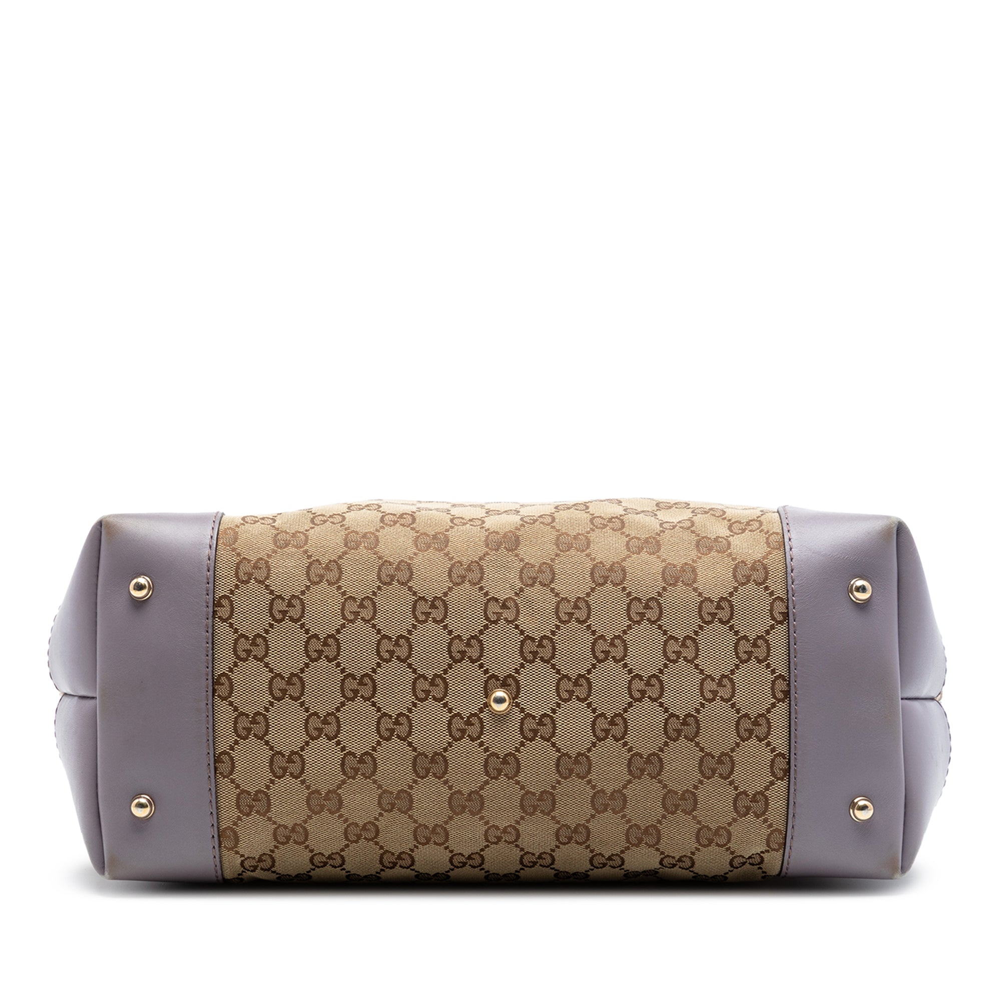GG Canvas Heart Bit Tote - Image 3