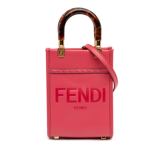 Mini Leather Sunshine Shopper Tote - Image 1