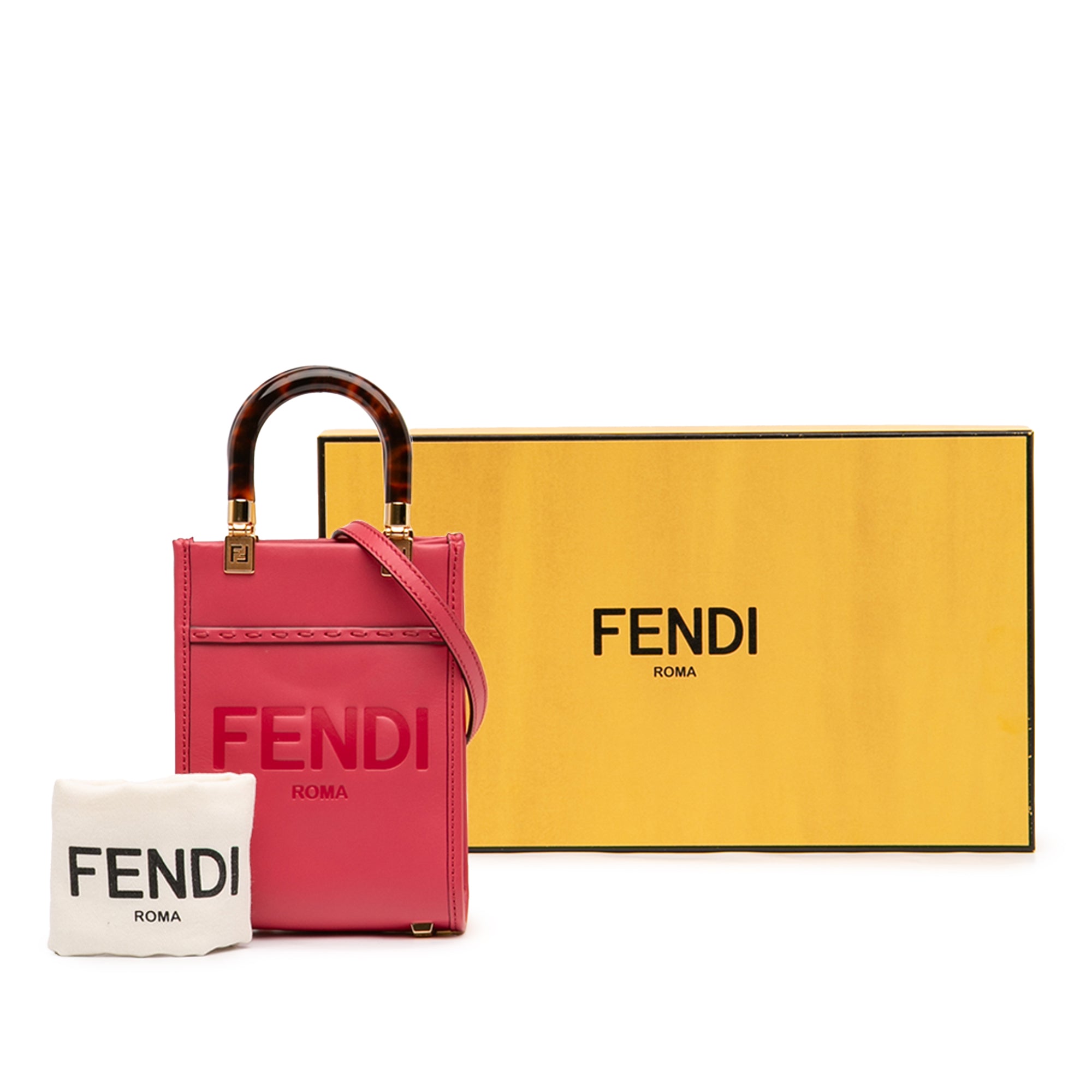 Mini Leather Sunshine Shopper Tote - Image 10