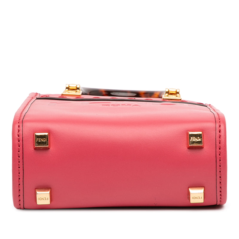 Mini Leather Sunshine Shopper Tote - Image 3