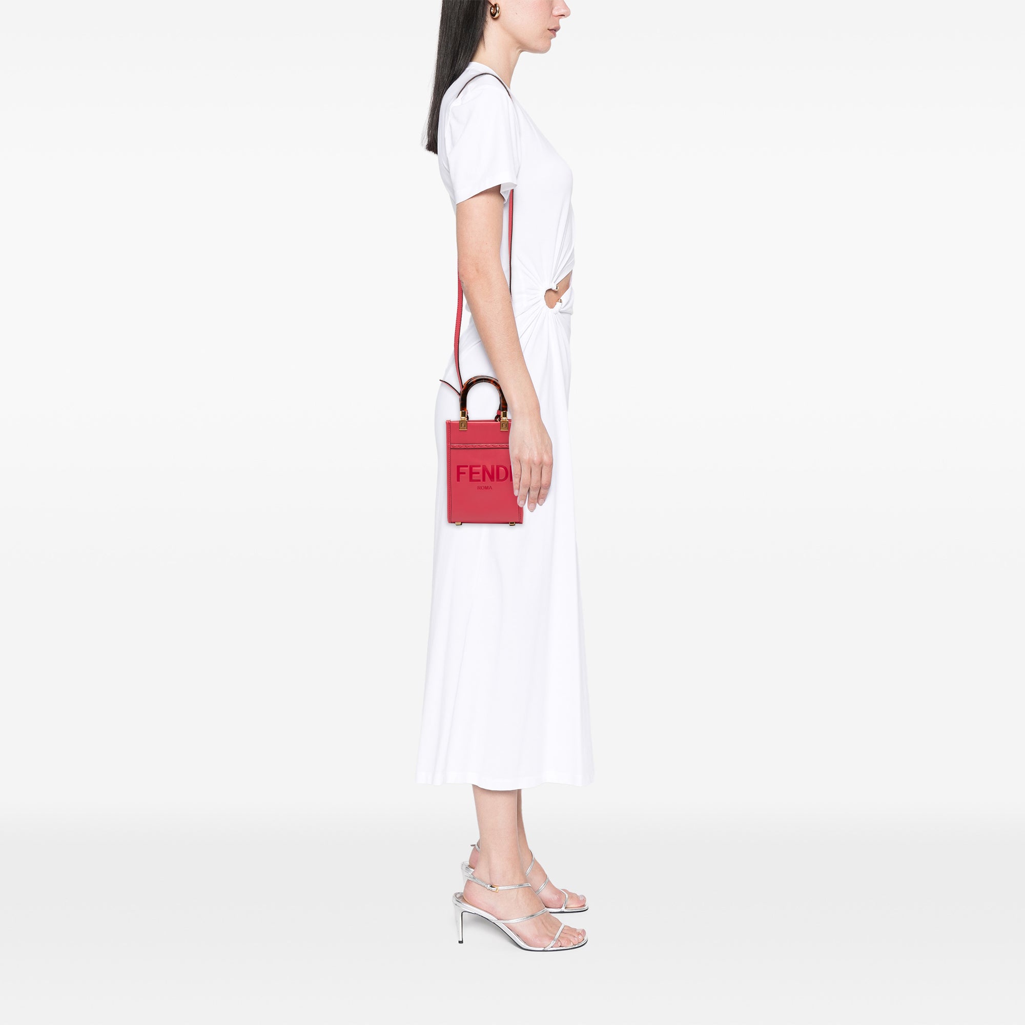 Mini Leather Sunshine Shopper Tote - Image 9