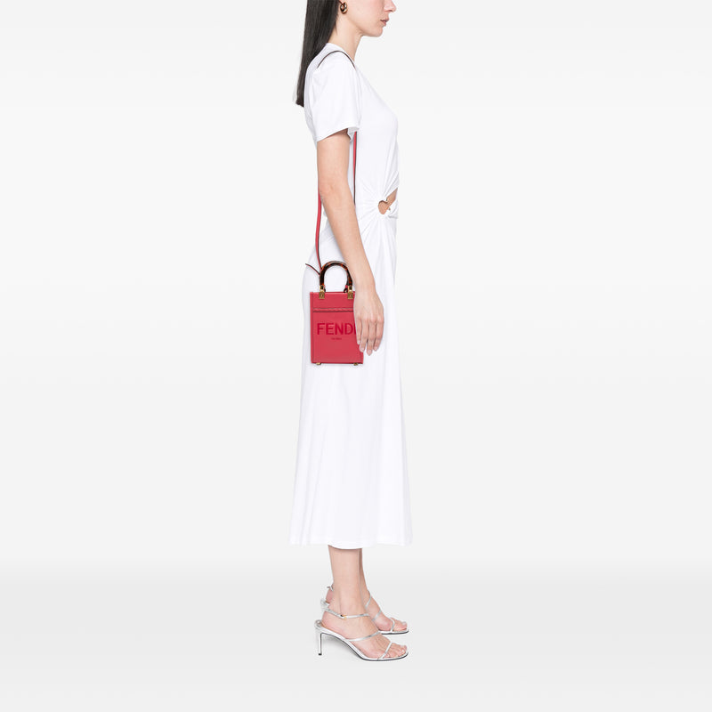 Mini Leather Sunshine Shopper Tote - Image 9