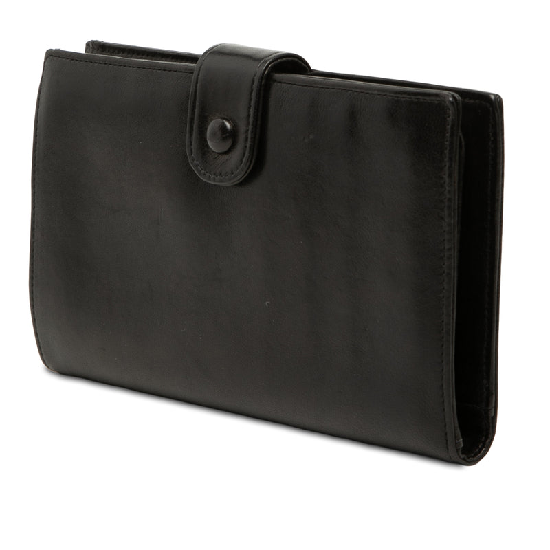 CC Lambskin Bifold Long Wallet - Image 2
