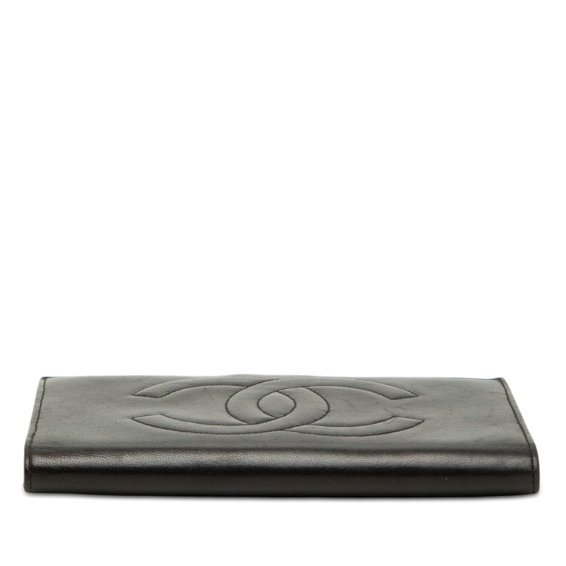 CC Lambskin Bifold Long Wallet - Image 3