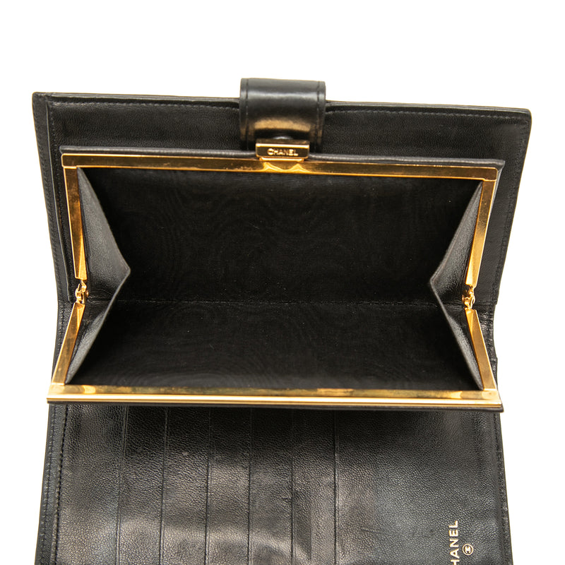 CC Lambskin Bifold Long Wallet - Image 5