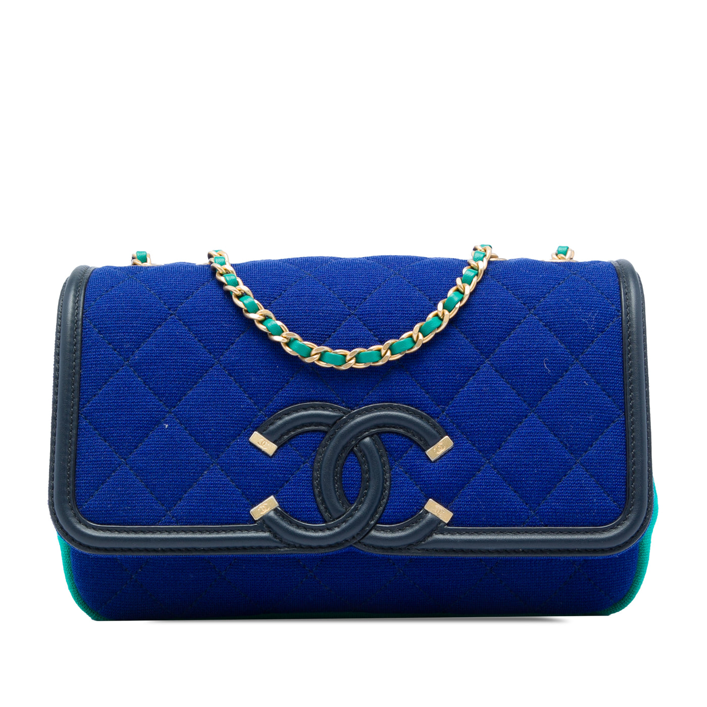 Small Tricolor Jersey CC Filigree Flap - Image 1