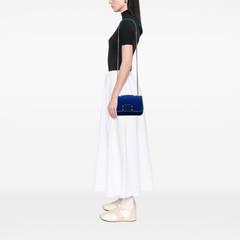 Small Tricolor Jersey CC Filigree Flap - Image 5