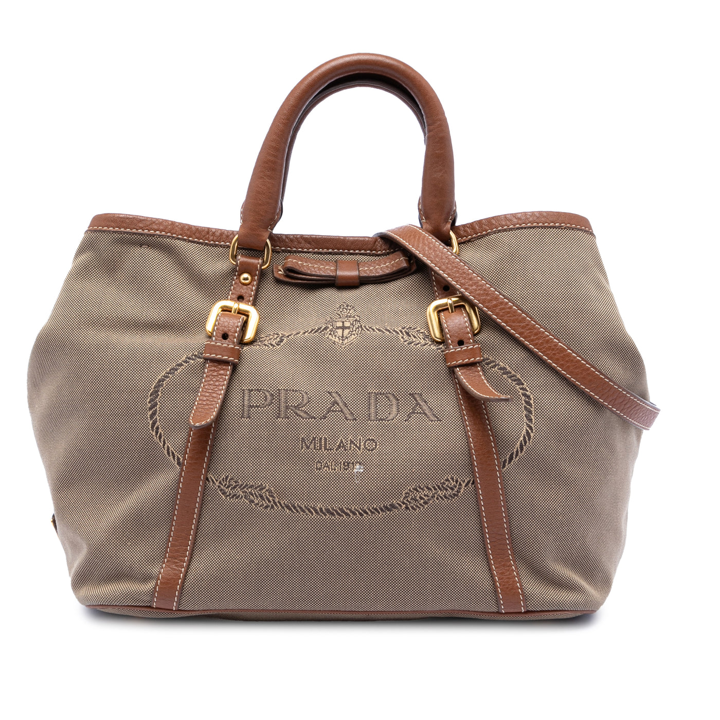 Canvas Canapa Logo Bow Satchel - Image 1