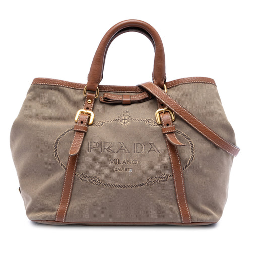 Canvas Canapa Logo Bow Satchel - Image 1