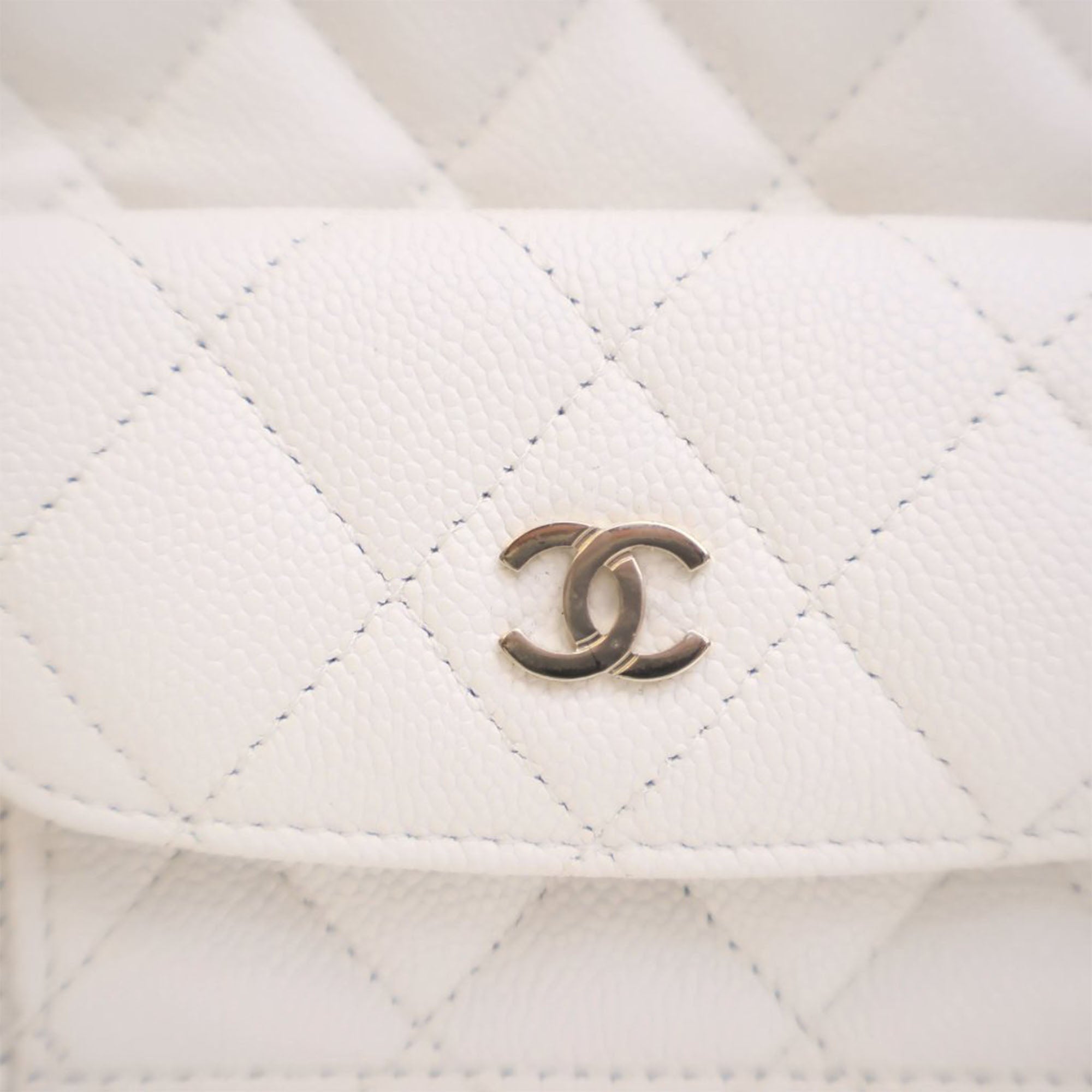 Mini CC Quilted Caviar Backpack - Image 12