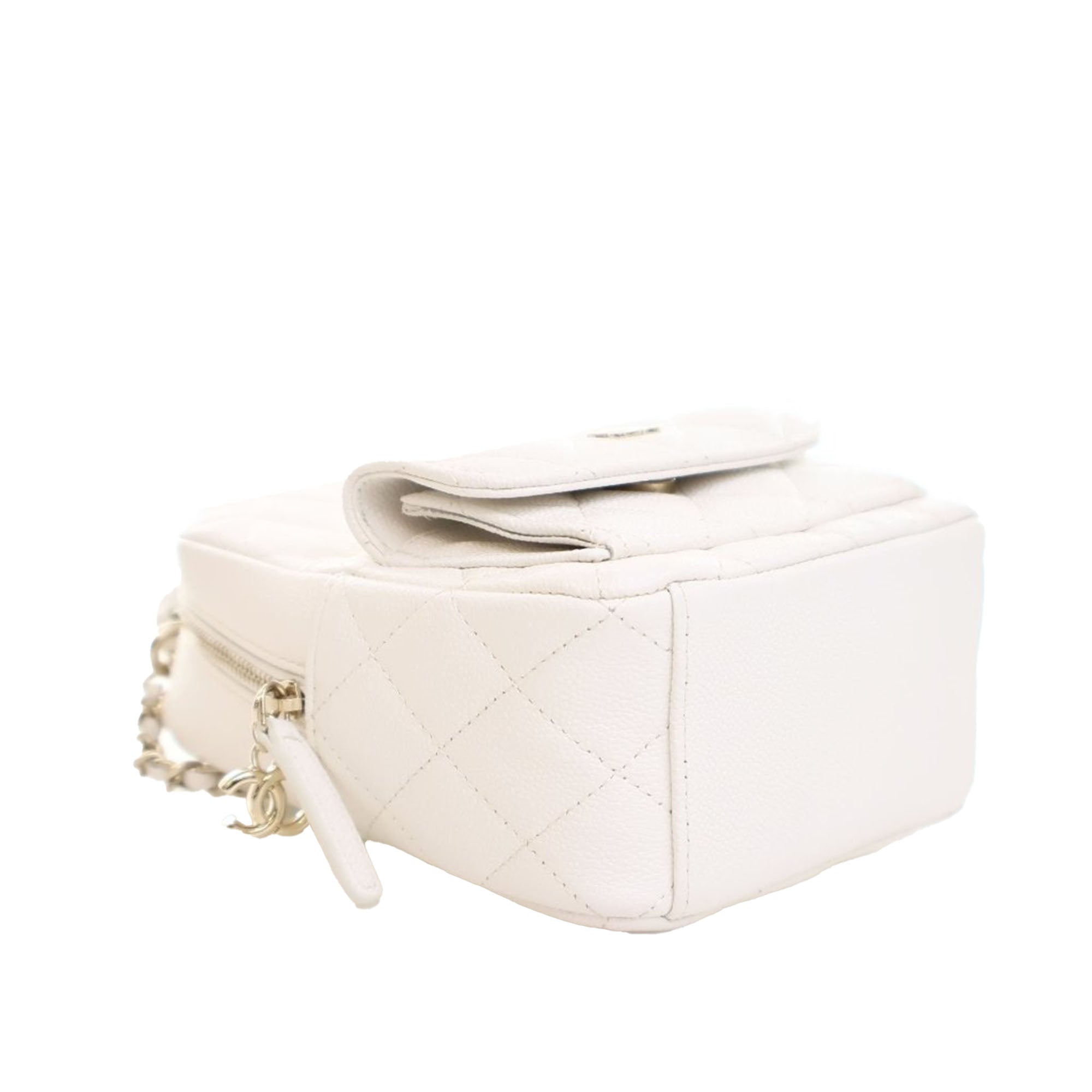 Mini CC Quilted Caviar Backpack - Image 7