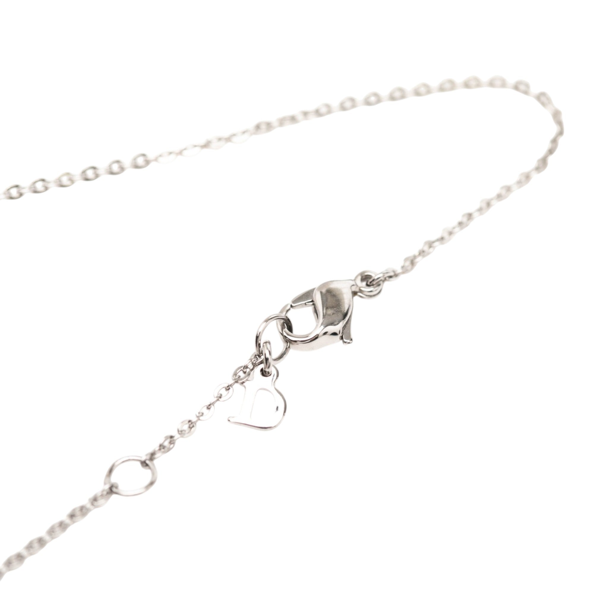 Brass Heart Logo Pendant Necklace - Image 3