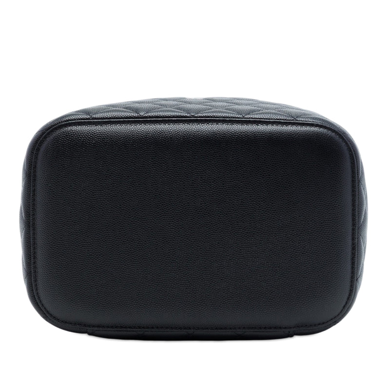 Medium CC Quilted  Caviar Vanity Case - Image 3