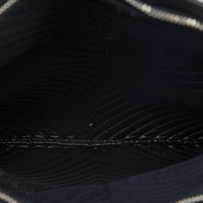 Chevron Calfskin CC Beauty Boy Foldover Clutch - Image 4