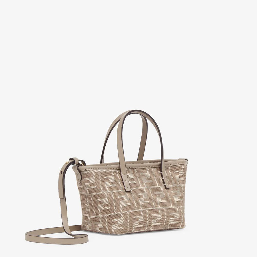 Fendi E25 Tote Bag — Beige Canvas