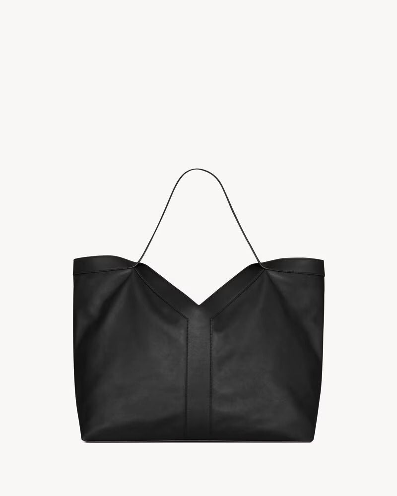 Saint Laurent Shoulder Bag — Black Leather