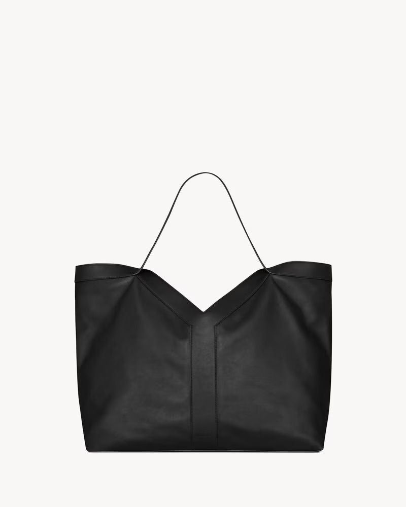 Saint Laurent Shoulder Bag — Black Leather